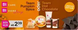 Bipa BI CARE Team Pumpkin Spice oder Team Hot Chocolate Angebot