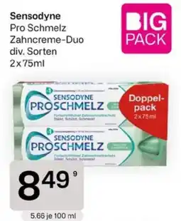 Bipa Sensodyne Pro Schmelz Zahncreme-Duo Angebot
