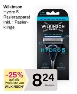 Bipa Wilkinson Hydro 5 Rasierapparat Angebot