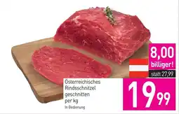 Sutterlüty Österreichisches Rindsschnitzel geschnitten Angebot