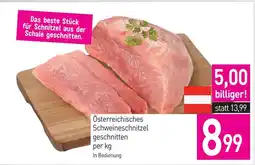 Sutterlüty Österreichisches Schweineschnitzel Angebot