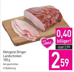 Sutterlüty Metzgerei Broger Landschinken Angebot