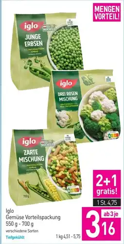 Sutterlüty Iglo Gemüse Vorteilspackung Angebot