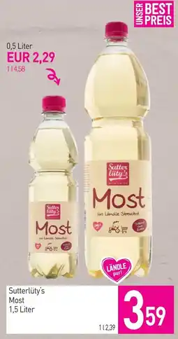 Sutterlüty Sutterlüty's Most Angebot