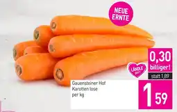 Sutterlüty Gauensteiner Hof Karotten lose Angebot