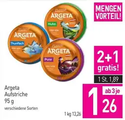 Sutterlüty Argeta Aufstriche Angebot