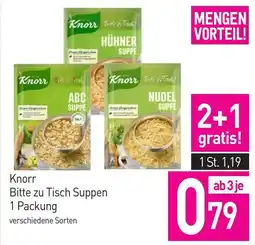 Sutterlüty Knorr Bitte zu Tisch Suppen Angebot
