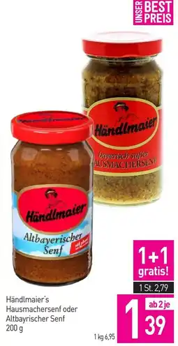 Sutterlüty Händlmaier's Hausmachersenf oder Altbayerischer Senf Angebot