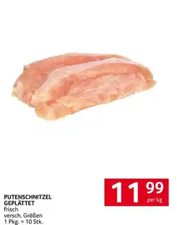 Transgourmet Putenschnitzel Geplättet Angebot
