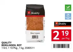 Transgourmet Quality Berglinsen, Rot Angebot