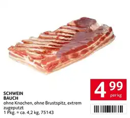 Transgourmet Schwein Bauch Angebot