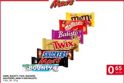 Transgourmet Mars, Bounty, Twix, Snickers, Maltesers, M&M's und Balisto Angebot