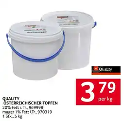 Transgourmet Quality Österreichischer Topfen Angebot