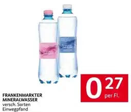Transgourmet Frankenmarkter Mineralwasser Angebot