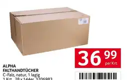 Transgourmet Alpha Falthandtücher Angebot