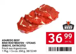 Transgourmet Asaredo Beef Rind Rostbraten - Steaks (Ribeye, Entrecote) Angebot