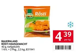 Transgourmet Bauernland Rösti Hausgemacht Angebot