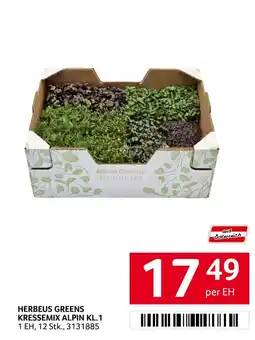Transgourmet Herbeus Greens Kressemix Alpin Kl.1 Angebot