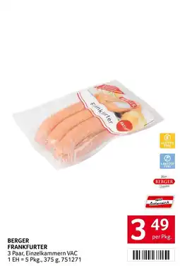 Transgourmet Berger Frankfurter Angebot