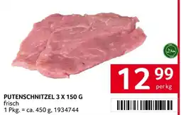 Transgourmet Putenschnitzel Angebot