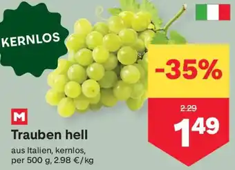 MPreis Trauben hell Angebot