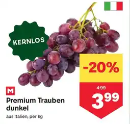 MPreis Premium Trauben dunkel Angebot
