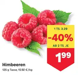 MPreis Himbeeren Angebot
