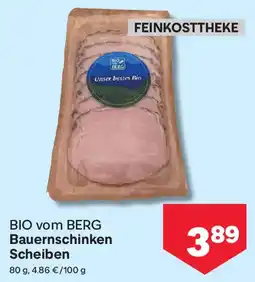 MPreis BIO vom BERG Bauernschinken Scheiben Angebot
