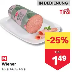 MPreis Wiener Angebot