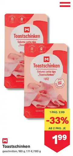 MPreis M Toastschinken Angebot