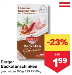 MPreis Berger Backofenschinken Angebot