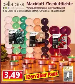 Norma bella casa Maxiduft-/Teeduftlichte Angebot
