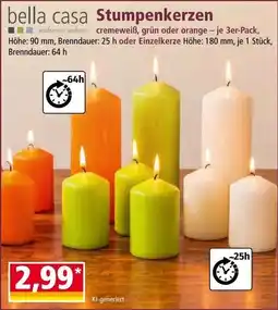 Norma bella casa Stumpenkerzen Angebot