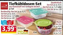 Norma Tiefkühldosen-Set aus Kunststoff mit farbigem Deckel Angebot