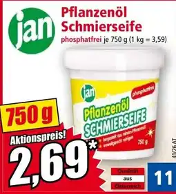 Norma jan Pflanzenöl Schmierseife Angebot
