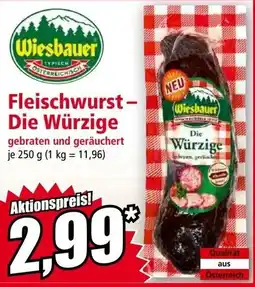 Norma Wiesbauer Fleischwurst – Die Würzige Angebot