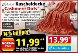 Norma bella casa Kuscheldecke "Cashmere Dots" Angebot
