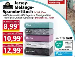 Norma Dreamtex Jersey-Melange-Spannbetttuch Angebot