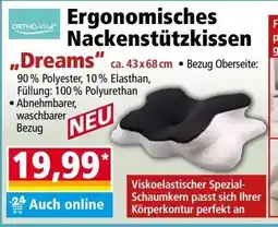 Norma Ortho-Vital Ergonomisches Nackenstützkissen Dreams Angebot
