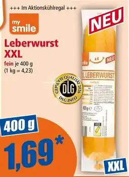 Norma my smile Leberwurst XXL Angebot