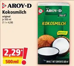 Norma Aroy-D Kokosmilch Angebot