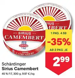 MPreis Schärdinger Sirius Camembert Angebot