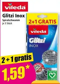 Norma Vileda Glitzi Inox Spiralschwamm Angebot