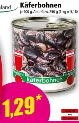 Norma machland käferbohnen Angebot