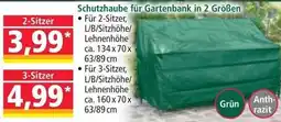 Norma Schutzhaube für Gartenbank Angebot