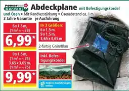 Norma Abdeckplane mit Befestigungskordel und Ösen Angebot