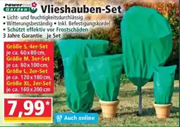 Norma power tools Garden Vlieshauben-Set Angebot