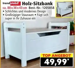 Norma trendstabil Holz-Sitzbank Angebot