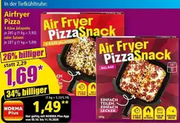 Norma Air Fryer PizzaSnack Angebot