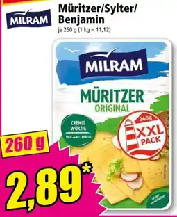 Norma Milram Müritzer Original Angebot